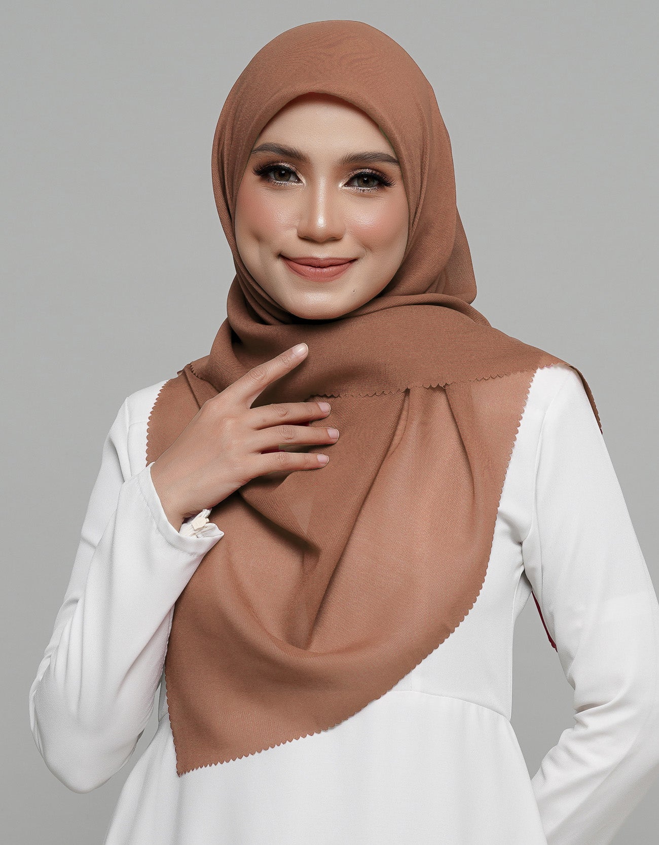 Nori Bawal Plain - 15 Chesnut Brown