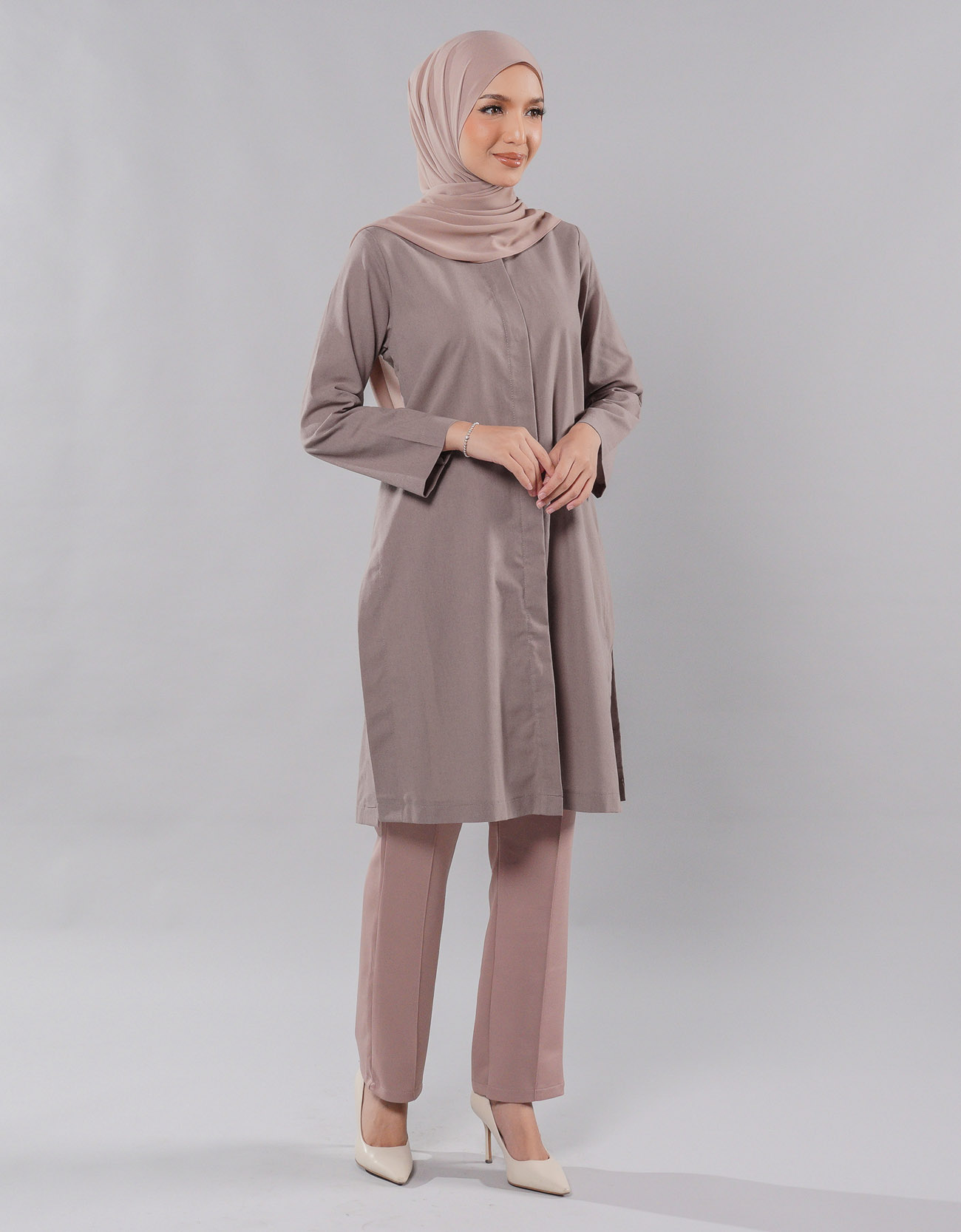 Camelia Blouse Tunic - 03 Light Brown