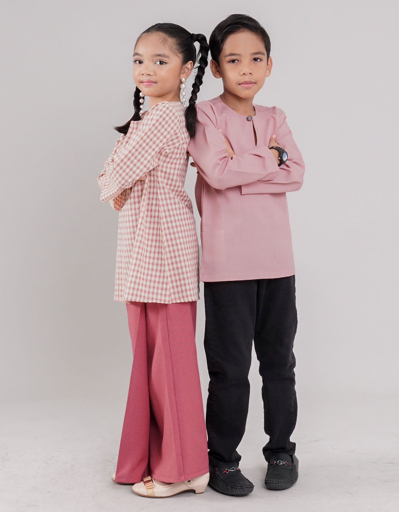 Puspa Kurung Riau Kids - 02 Pink