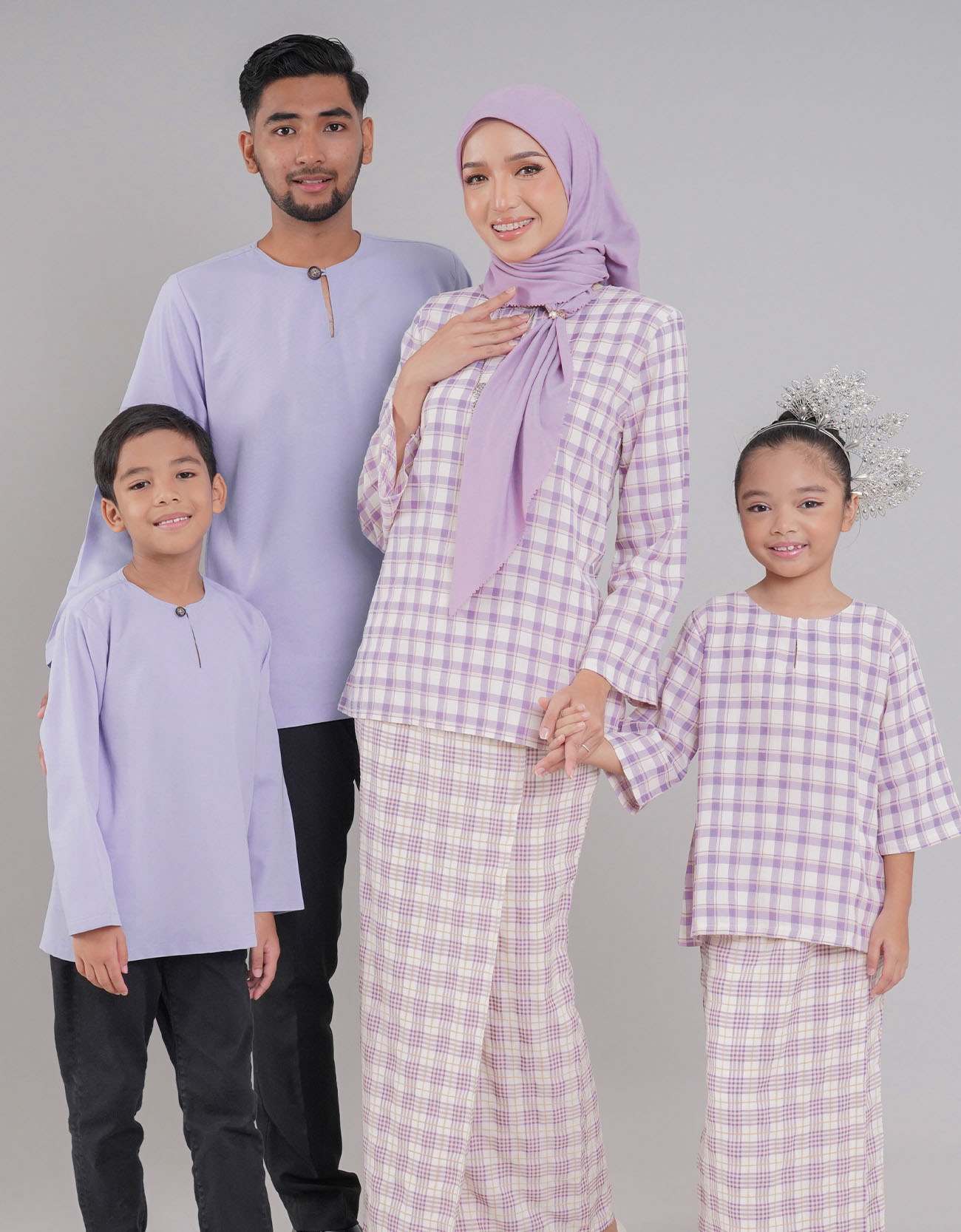 Kasturi Kurung Kedah Adult - 01 Purple