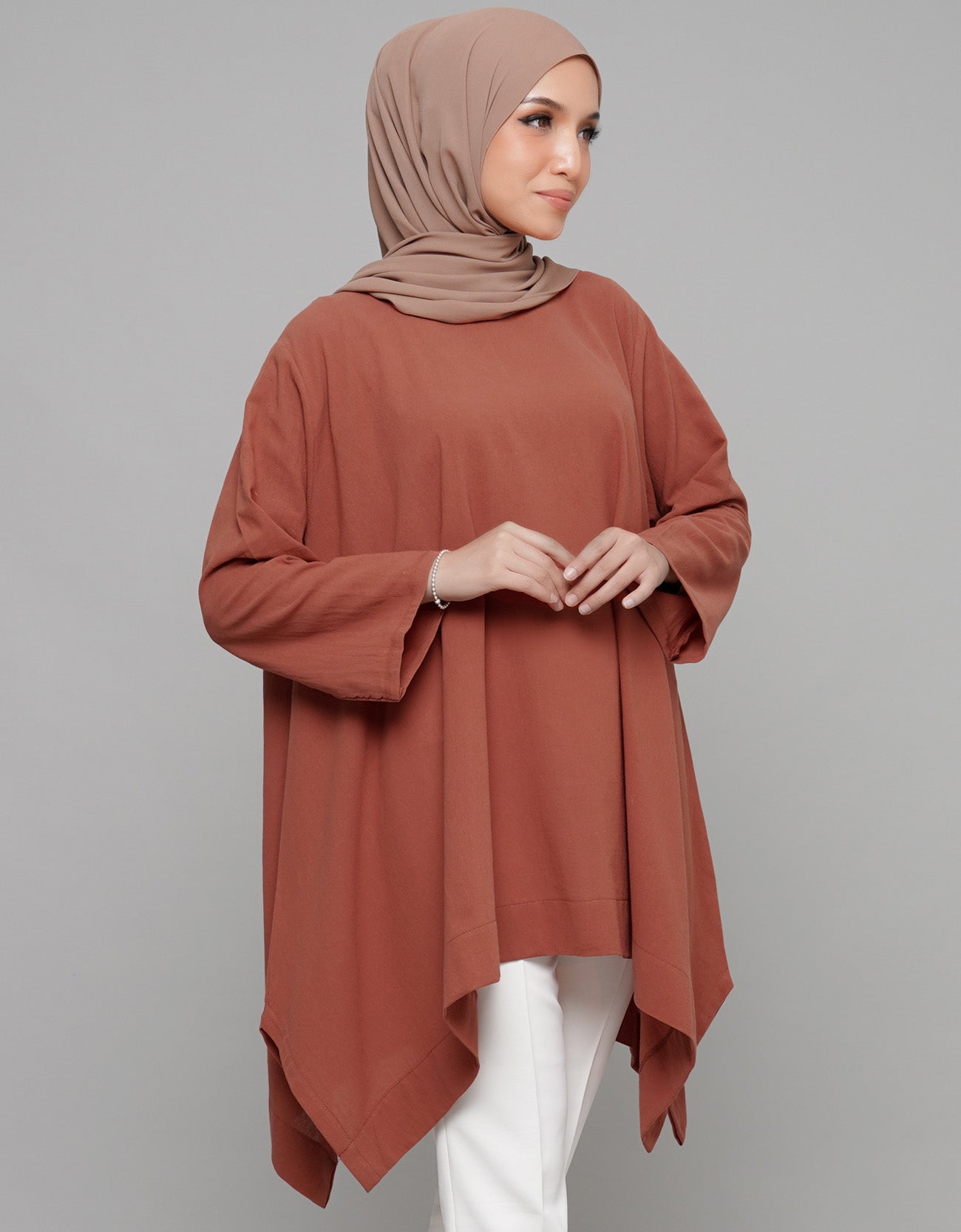 Lily Blouse Cotton Loose Ironless