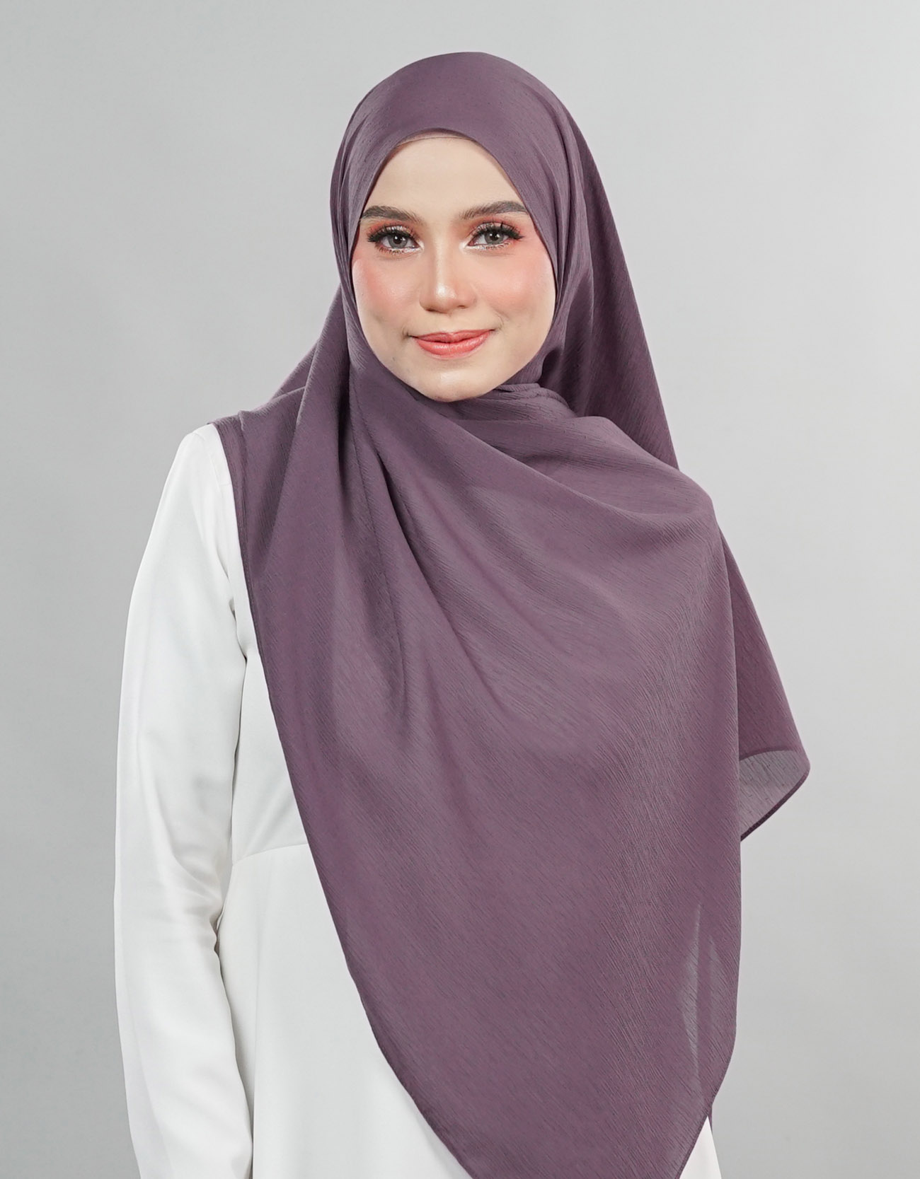 Lydia Shawl Plain - 01 Grapes