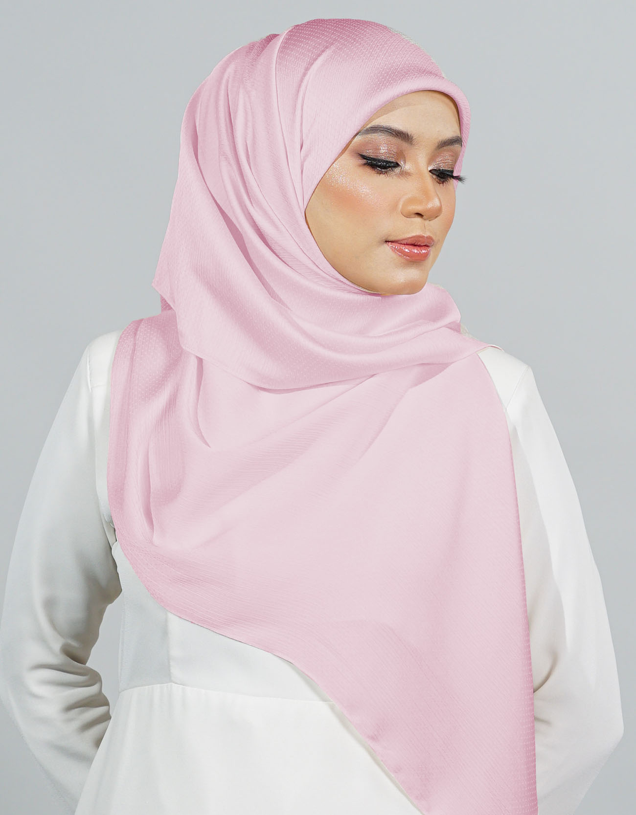 Naura Bawal Plain - 09 Blush Pink