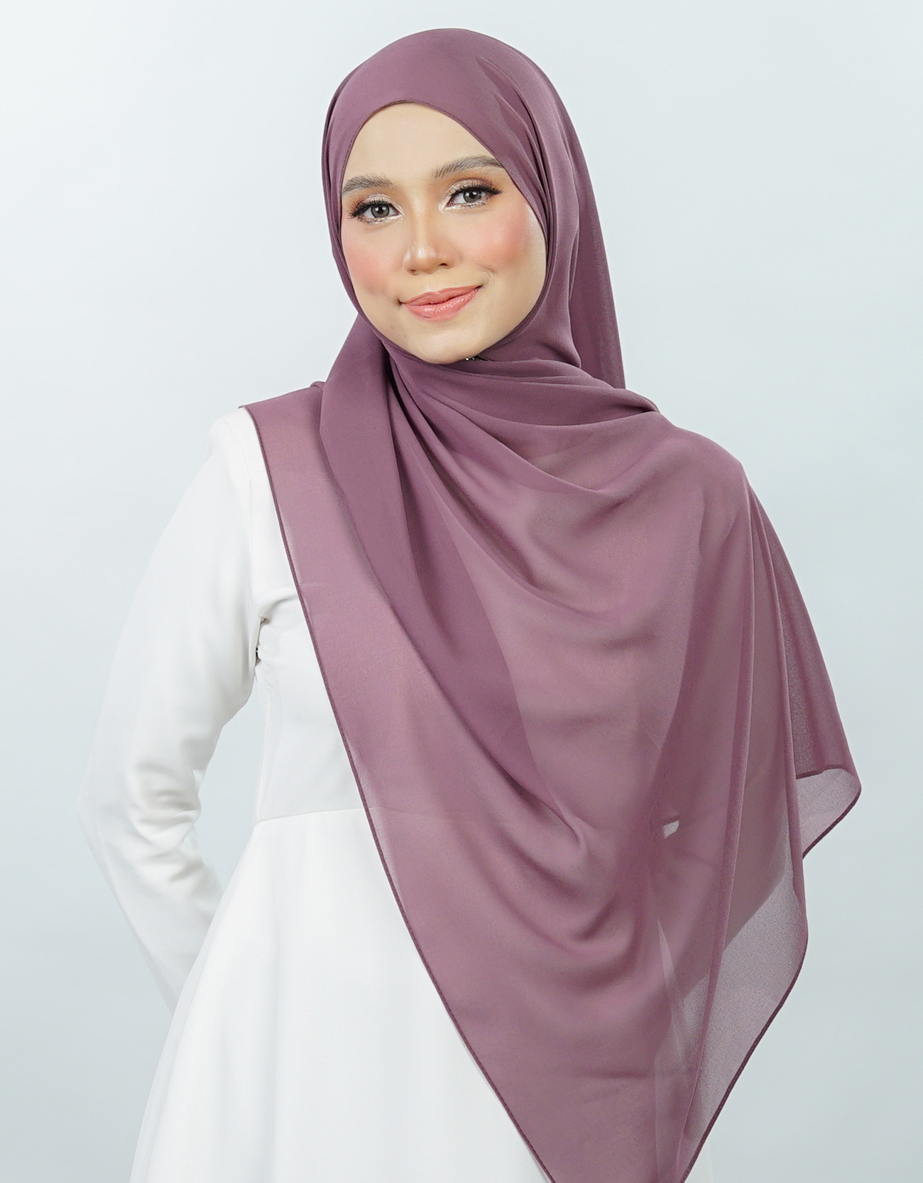 Neya Shawl Plain - 03 - Grape