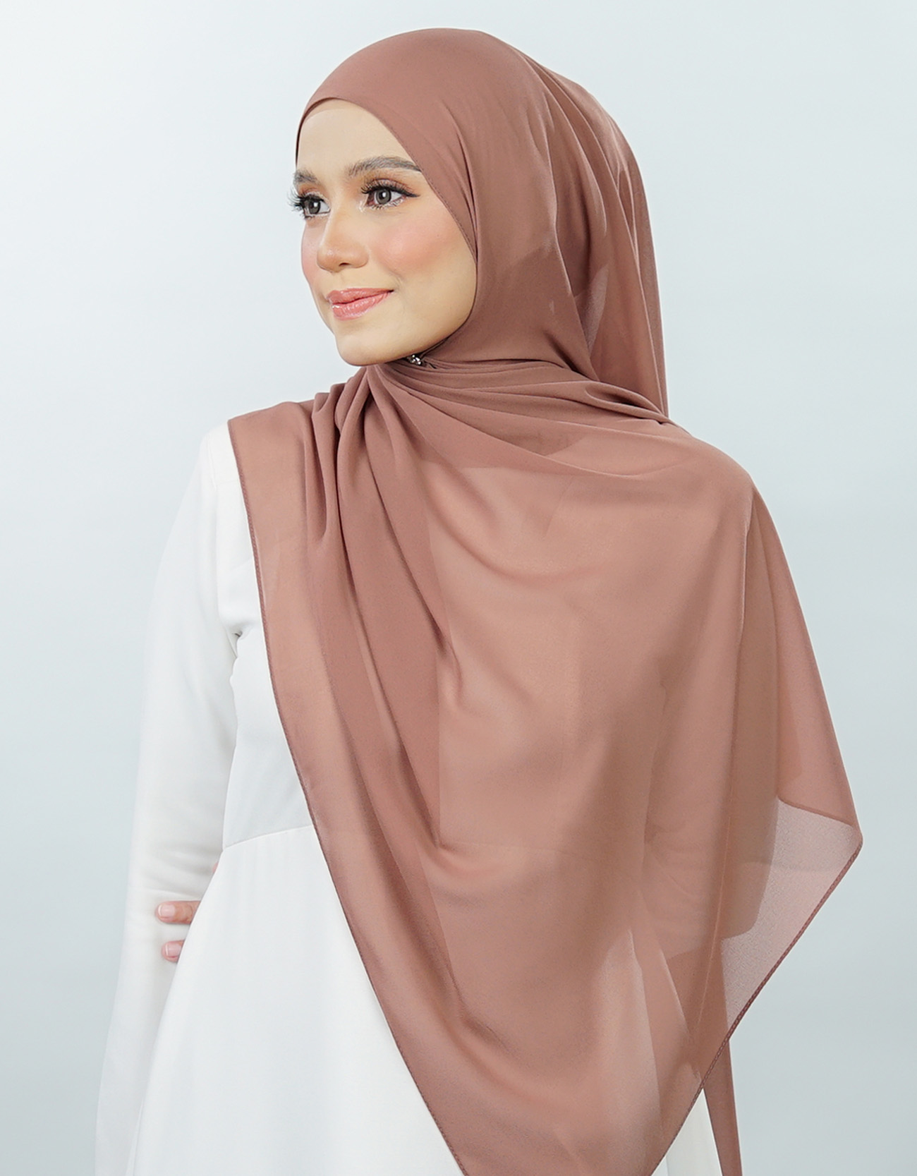 Neya Shawl Plain - 09 - Rose Dust