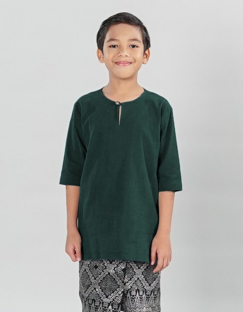 Radeen Kurta Kids - 05 Emerald Green