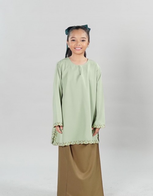 Natalia Kurung Riau Kids - 02 Green