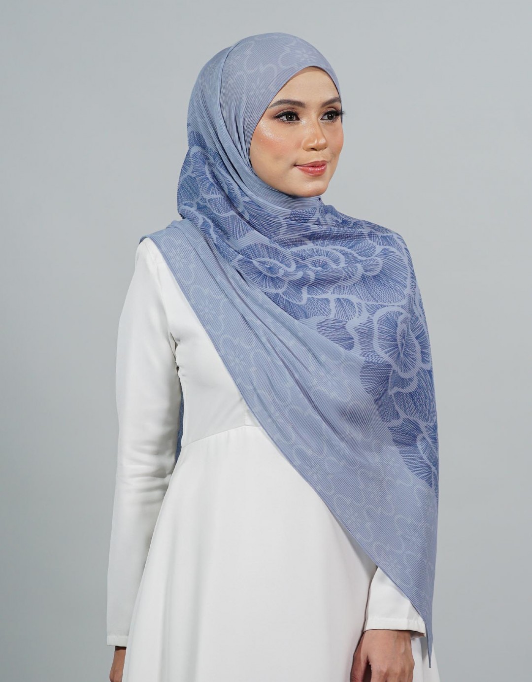 Saqira Pleated Shawl - 04 Itali