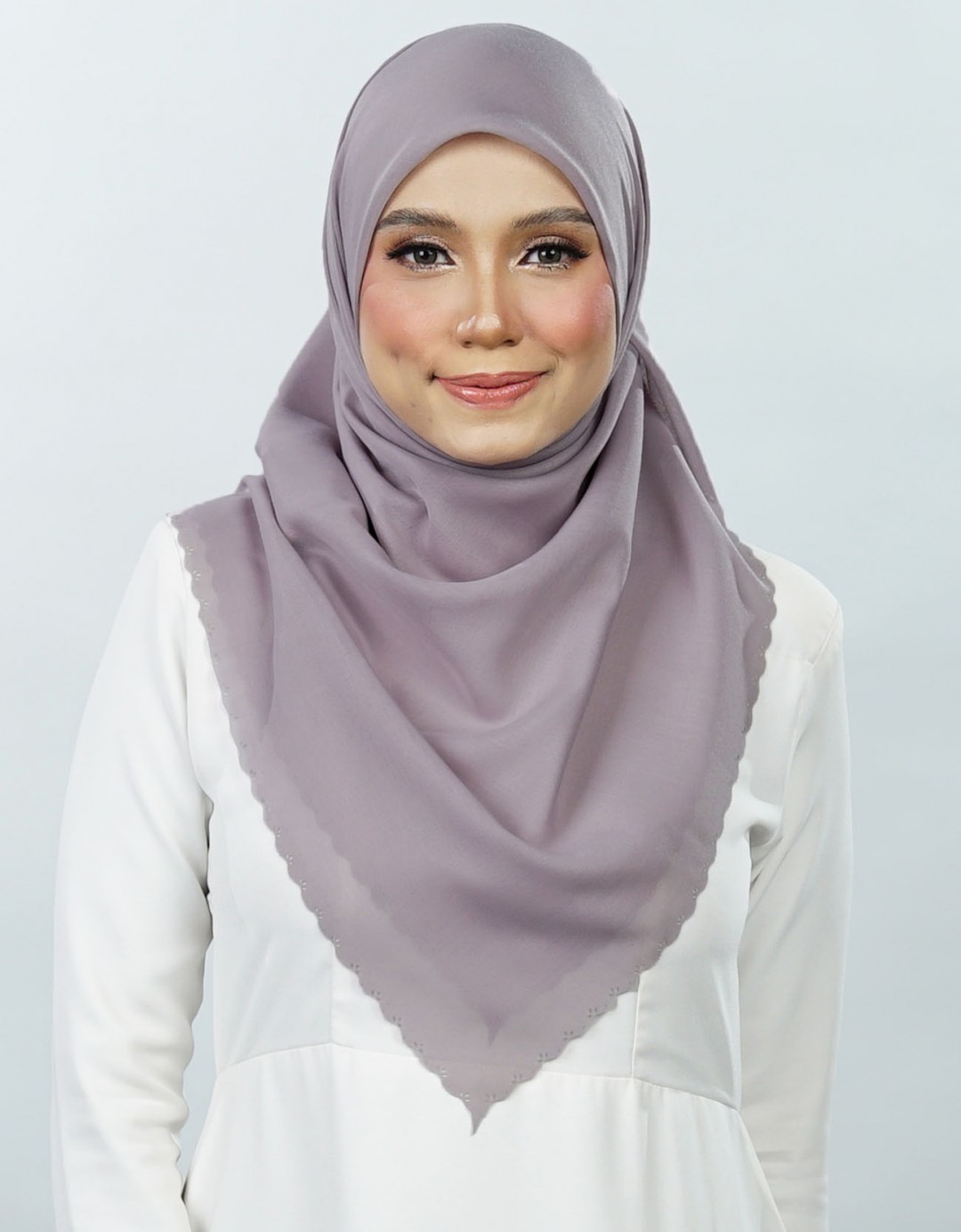 Hiro Bawal Plain - 01 Dusty Lavendar