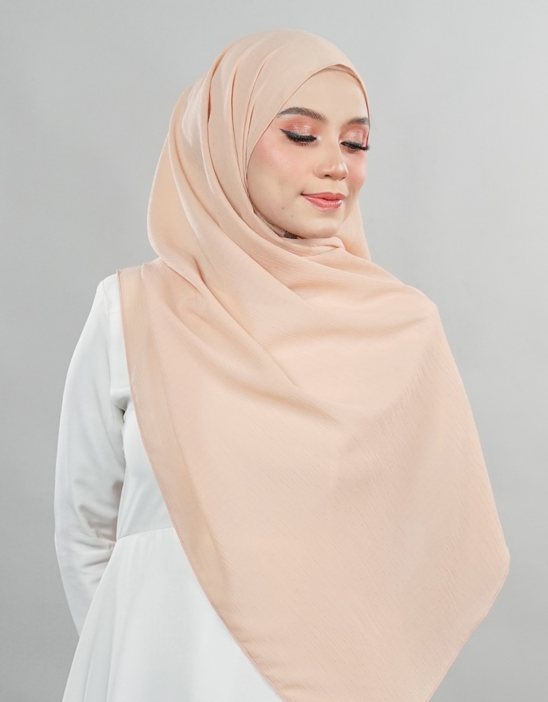 Lydia Shawl Plain - 12 Tan