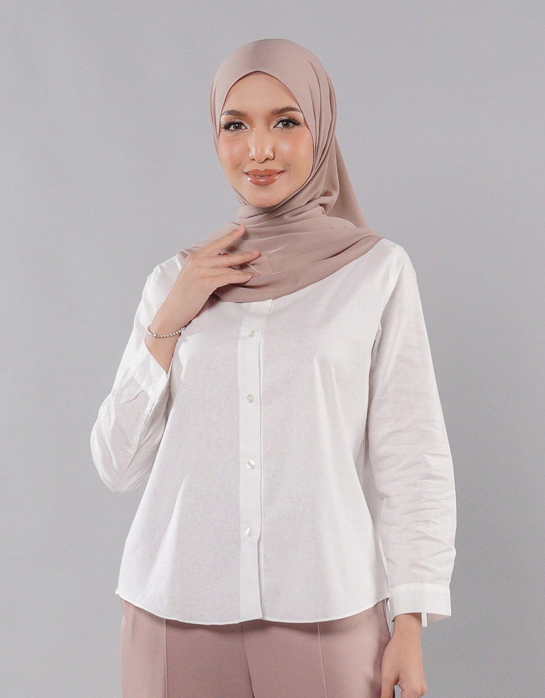 Neeta Blouse - 01 White