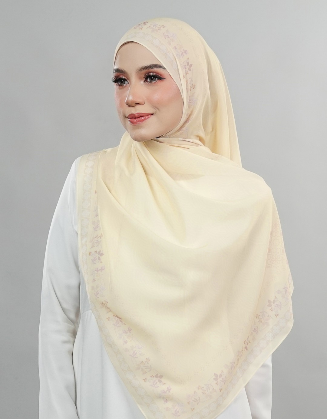 Sutra Shawl Printed - 01 Tilia