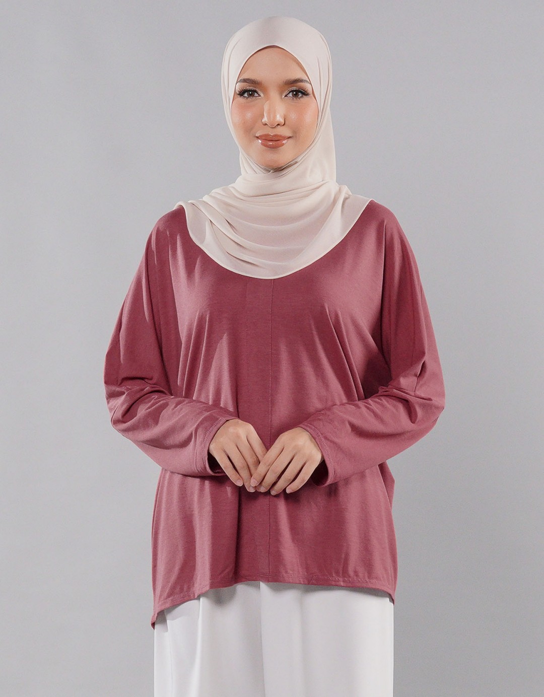 Uzma Blouse - 01 Dark Pink