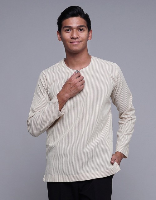 Andika Kurta Adult Cotton Malabar Stripe