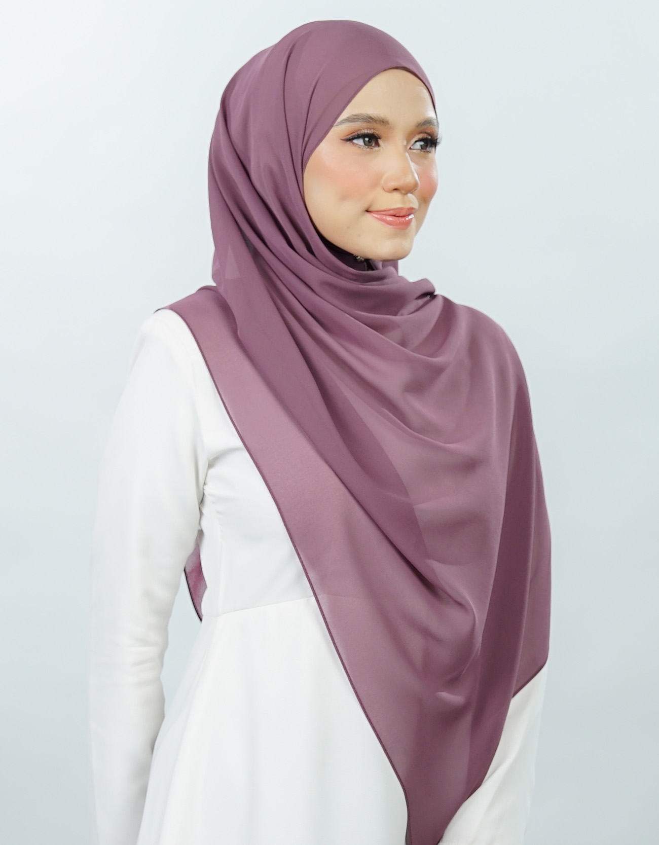 Neya Shawl Plain - 03 - Grape